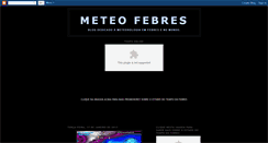 Desktop Screenshot of meteofebres.blogspot.com