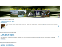 Tablet Screenshot of jalan2malaysia.blogspot.com