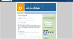 Desktop Screenshot of campendeavor.blogspot.com