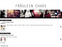 Tablet Screenshot of frauchaos.blogspot.com