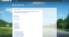 Desktop Screenshot of bestusedcarcompanies.blogspot.com