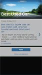 Mobile Screenshot of bestusedcarcompanies.blogspot.com