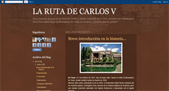 Desktop Screenshot of larutadecarlosv.blogspot.com