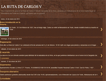 Tablet Screenshot of larutadecarlosv.blogspot.com