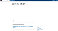Desktop Screenshot of celebrity-zombie.blogspot.com