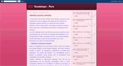 Desktop Screenshot of guadalupetierracuatricentenaria.blogspot.com