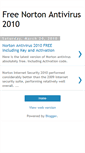 Mobile Screenshot of freenortonantivirus2010.blogspot.com