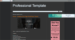 Desktop Screenshot of professionalfreedownloadwebtemplate.blogspot.com