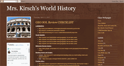 Desktop Screenshot of kirschworldhistory.blogspot.com