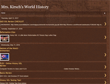 Tablet Screenshot of kirschworldhistory.blogspot.com