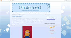 Desktop Screenshot of pontoeart.blogspot.com