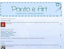 Tablet Screenshot of pontoeart.blogspot.com