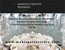 Tablet Screenshot of mahligaicreative.blogspot.com