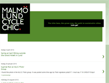 Tablet Screenshot of malmolundcyclechic.blogspot.com