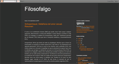 Desktop Screenshot of filosofalgo.blogspot.com