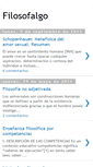 Mobile Screenshot of filosofalgo.blogspot.com