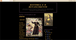 Desktop Screenshot of historiaeorenascimento.blogspot.com