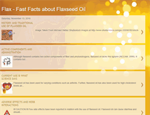 Tablet Screenshot of flaxseedoil-fff.blogspot.com