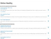 Tablet Screenshot of online-healthy.blogspot.com