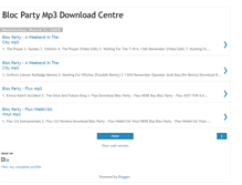 Tablet Screenshot of bloc-party-mp3-download.blogspot.com
