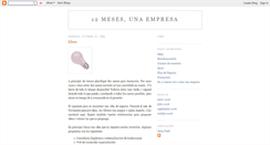 Desktop Screenshot of 12mesesunaempresa.blogspot.com