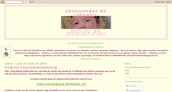Desktop Screenshot of educadorasdeinfantil.blogspot.com
