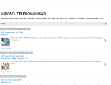 Tablet Screenshot of indosel-telekomunikasi.blogspot.com