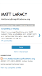 Mobile Screenshot of mattlaracymagnificathome.blogspot.com