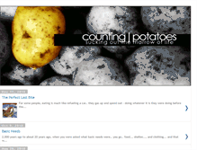 Tablet Screenshot of countingpotatoes.blogspot.com