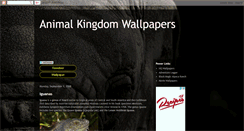 Desktop Screenshot of animalswallpaper.blogspot.com