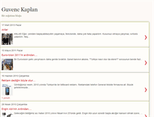 Tablet Screenshot of guvenckaplan.blogspot.com