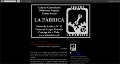 Desktop Screenshot of centrosociallafabrica.blogspot.com