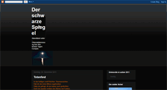 Desktop Screenshot of der-schwarze-spiegel.blogspot.com
