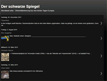 Tablet Screenshot of der-schwarze-spiegel.blogspot.com