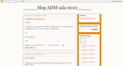 Desktop Screenshot of blogadm10.blogspot.com