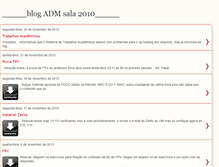 Tablet Screenshot of blogadm10.blogspot.com