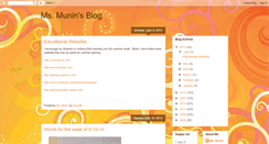 Desktop Screenshot of msmunin.blogspot.com