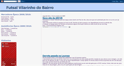 Desktop Screenshot of futsalvilarinhodobairro.blogspot.com