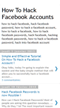 Mobile Screenshot of howtohackfacebooks.blogspot.com