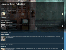 Tablet Screenshot of learningfrompalestine.blogspot.com