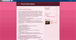 Desktop Screenshot of poundcakequeen.blogspot.com