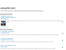 Tablet Screenshot of actualittech.blogspot.com