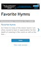 Mobile Screenshot of favoritehymns.blogspot.com