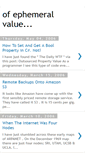 Mobile Screenshot of ephemeralvalue.blogspot.com