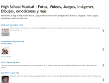 Tablet Screenshot of highschoolmusicalelblog.blogspot.com