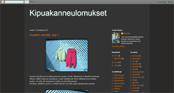 Desktop Screenshot of kipuakanneulomukset.blogspot.com