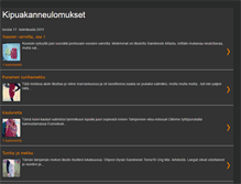 Tablet Screenshot of kipuakanneulomukset.blogspot.com