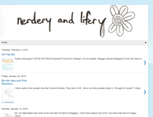 Tablet Screenshot of nerderyandlifery.blogspot.com