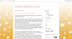 Desktop Screenshot of hadassahstars.blogspot.com