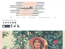 Tablet Screenshot of lajoliemaisonette.blogspot.com